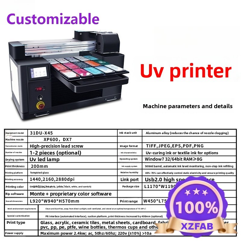 Máquina de impresión de cama p - Commercial Printing Factory reseña y precio