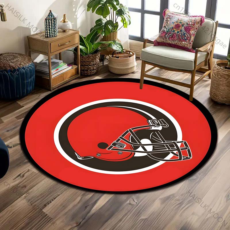 Alfombra redonda con estampado - Commercial Printing Logo reseña y precio